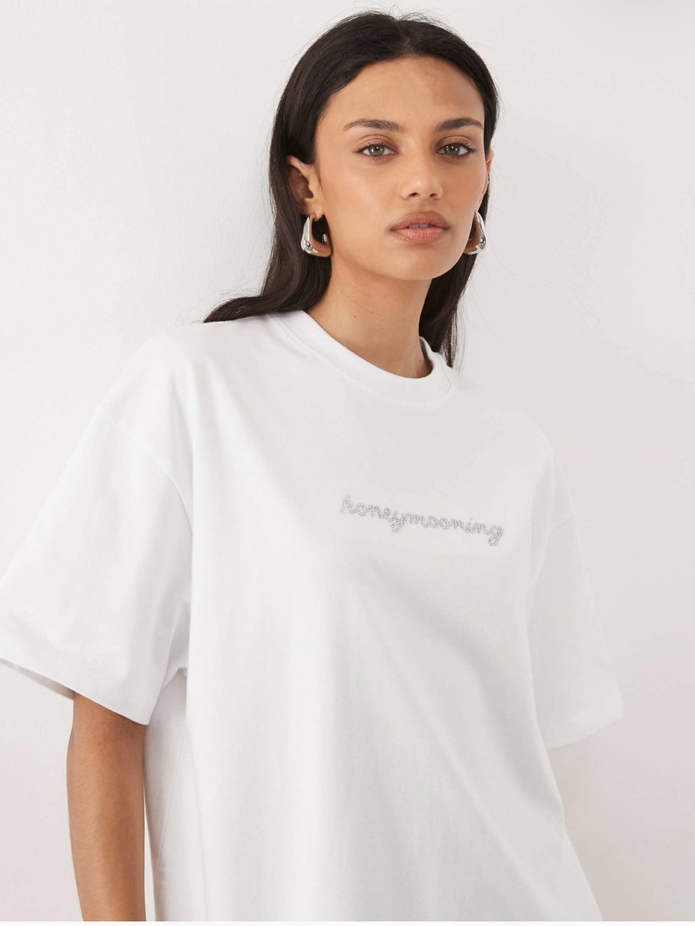 Six Stories Honeymooning Beaded Shirt XL